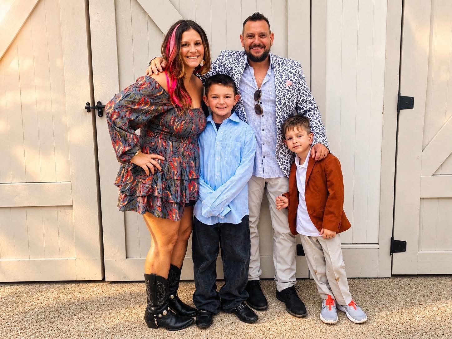 Dan with his family